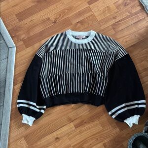 Striped Black and White Sweater